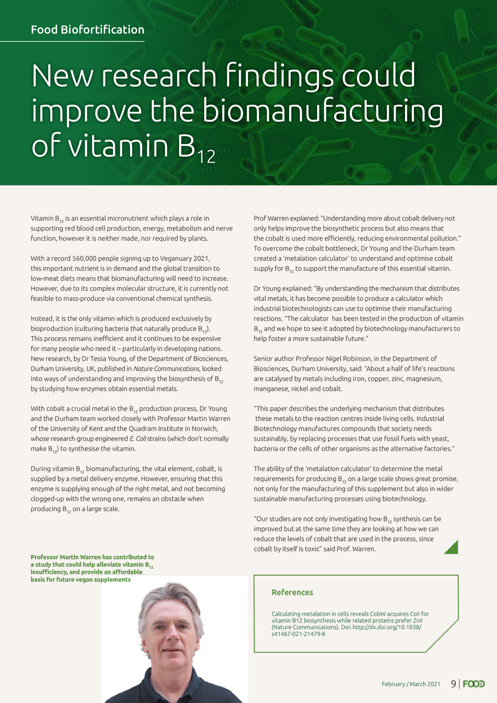 New Research Findings Could Improve The Biomanufacturing Of Vitamin B12 ...