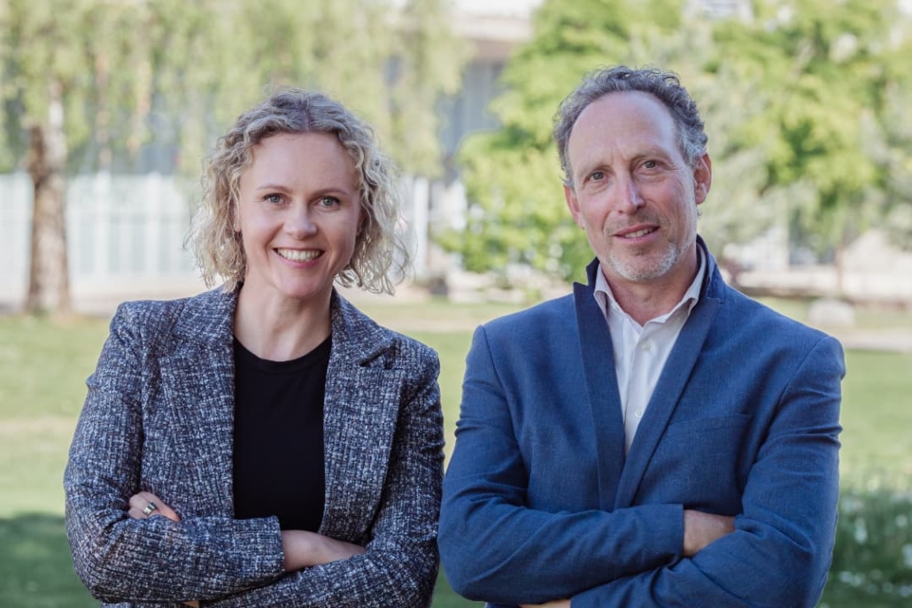 Daria Reisch, co-founder and CEO, and Roi Wurgaft, co-founder and CTO, SentiaNova.