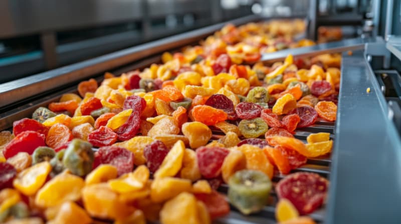 bulk dried fruit - inspection for food safety