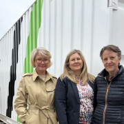 L-R_ Mette Ingeman Pedersen (Algiecel CFO), Susanne Palsten Buchardt (Algiecel CEO), Tove Feld (Algiecel Chair BOD)