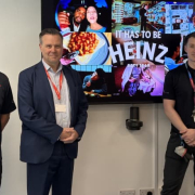 Left to right: Engineering manager at Kraft Heinz Ben Groom, pictured with Lawrence Wood, principal and chief executive of Telford College, Kraft Heinz site director Anton Hickey and Sarah Davies, executive director of partnerships