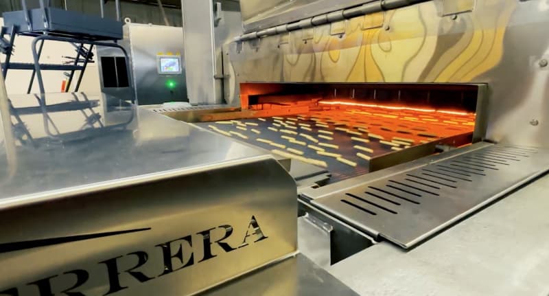 Casa Herrera Rolled Tortilla Chip line